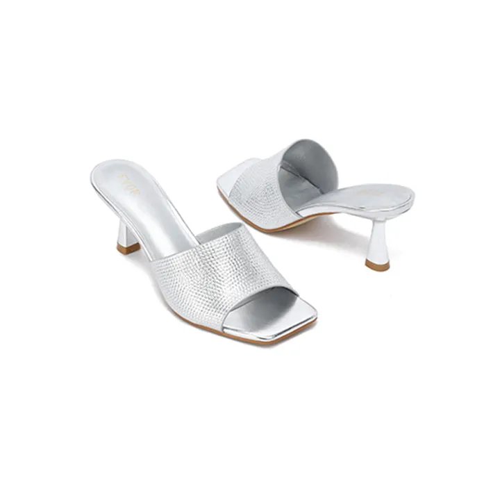 Embellished Square Toe Mule HL 133