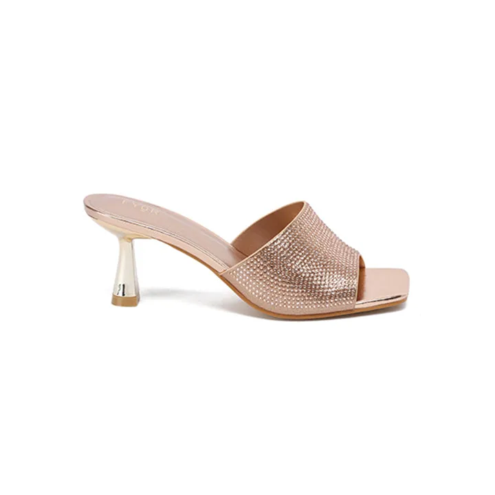 Embellished Square Toe Mule HL 133