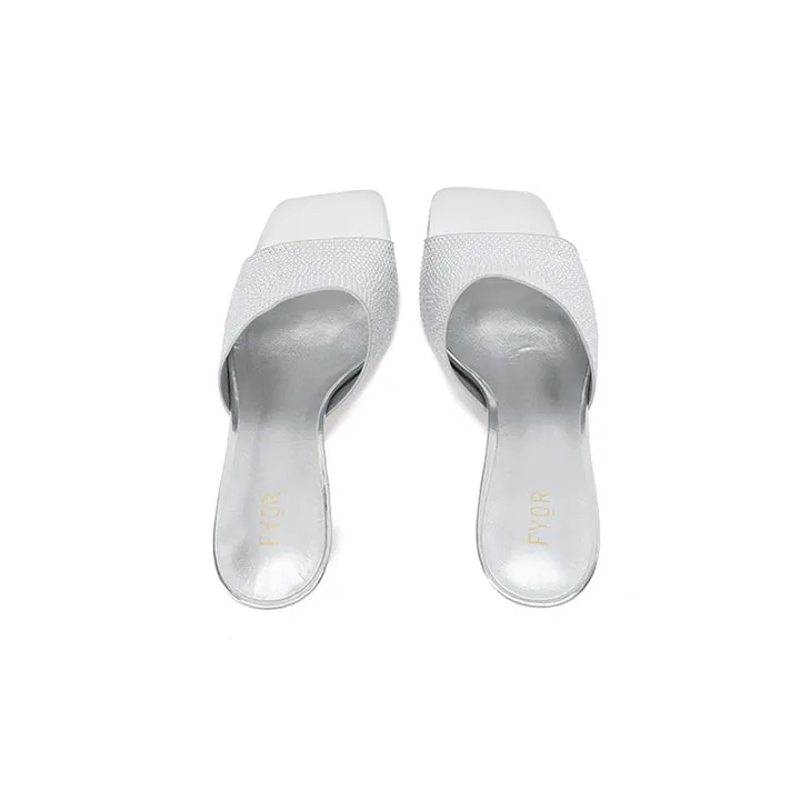 Embellished Square Toe Mule HL 133