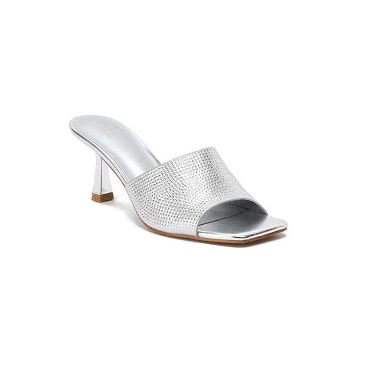 Embellished Square Toe Mule HL 133