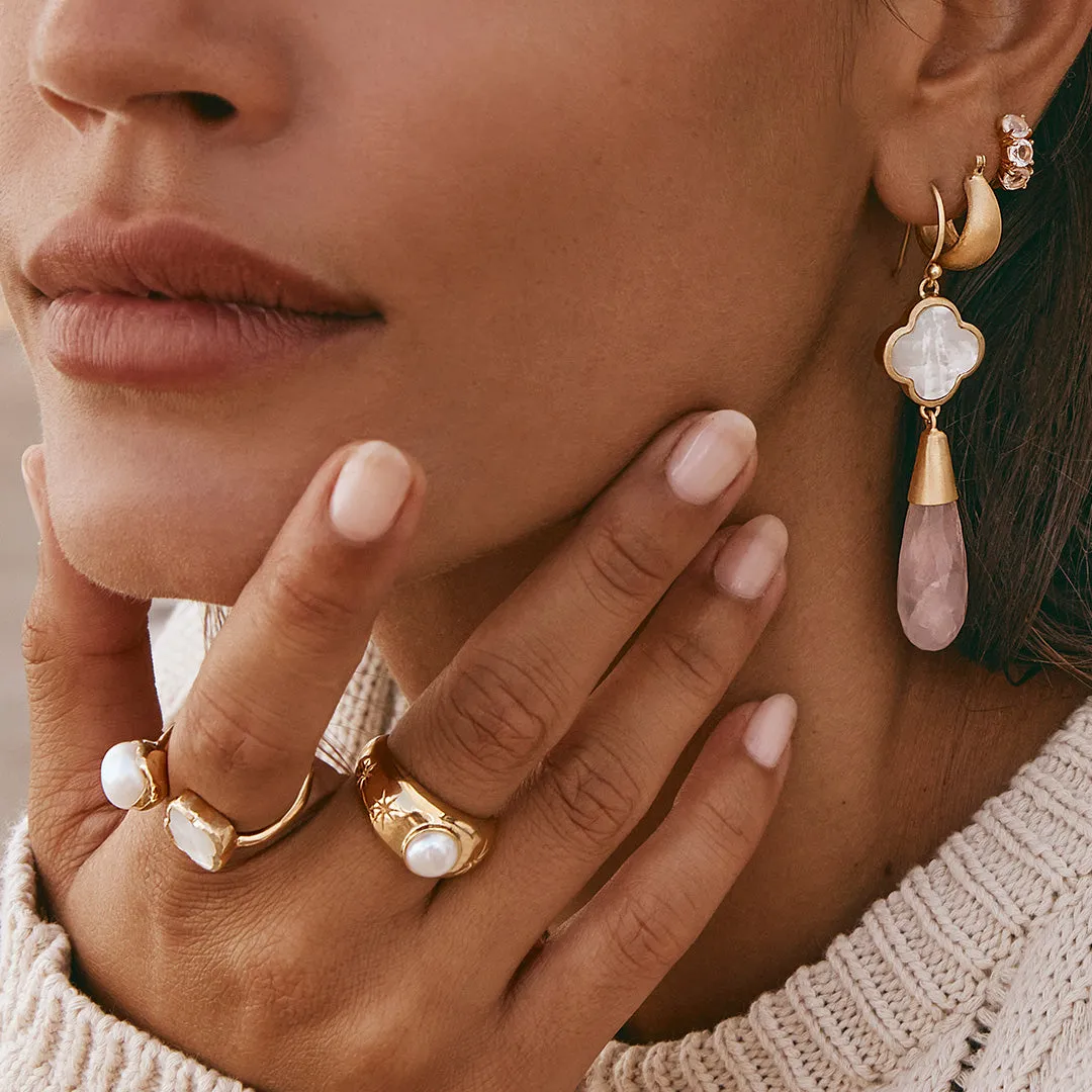 FLARED MIDI HOOPS
