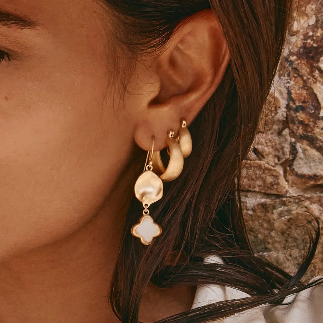 FLARED MIDI HOOPS