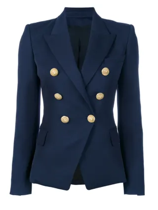 GOLD BUTTON BLAZER