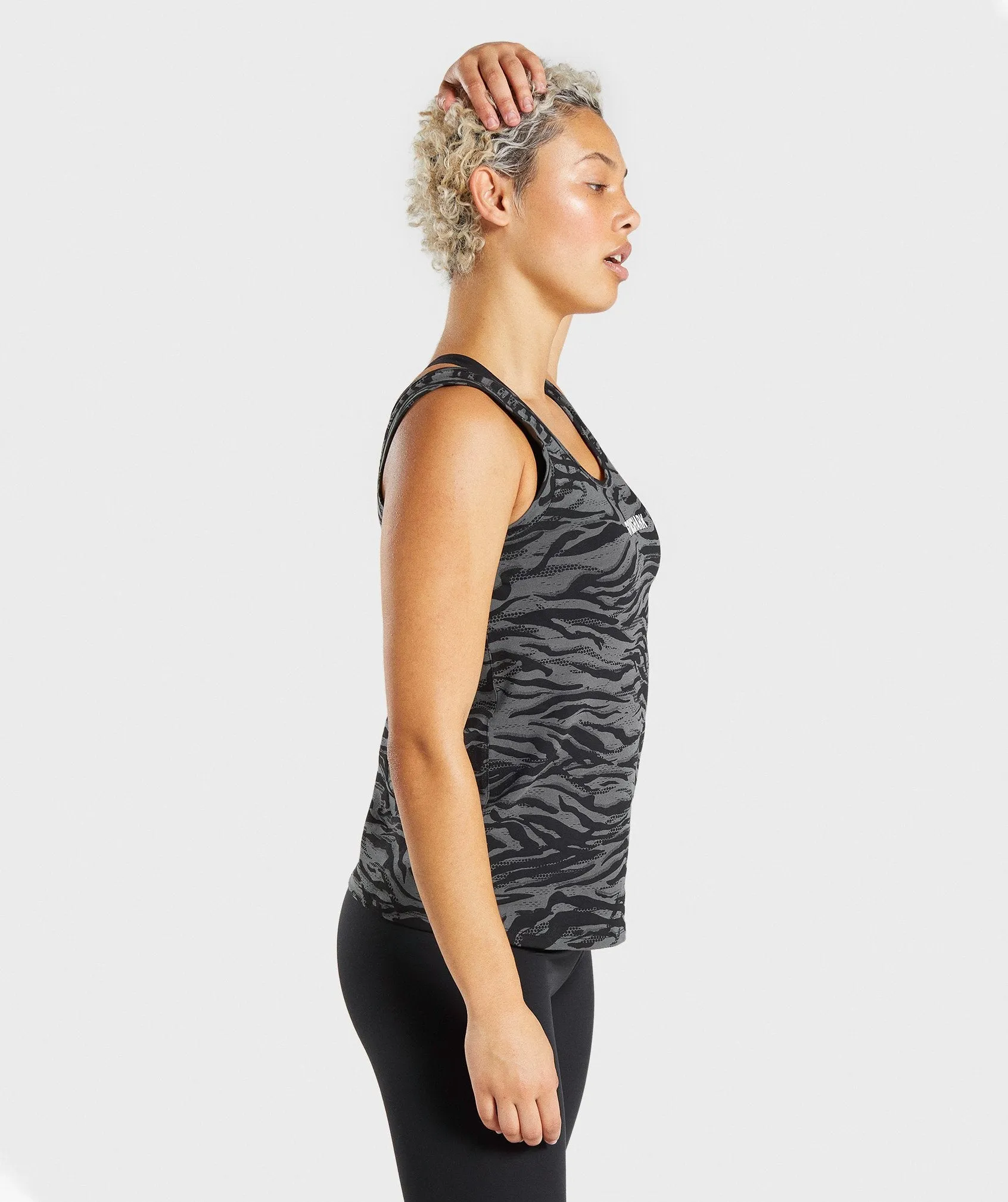 Gymshark Animal Graphic Tank - Black Print
