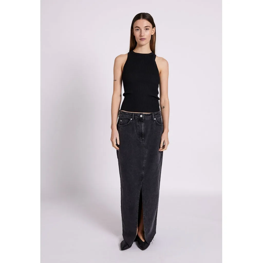 Hannali maxi denim skirt