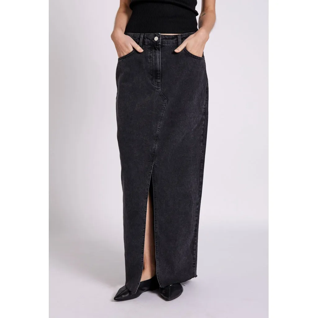 Hannali maxi denim skirt