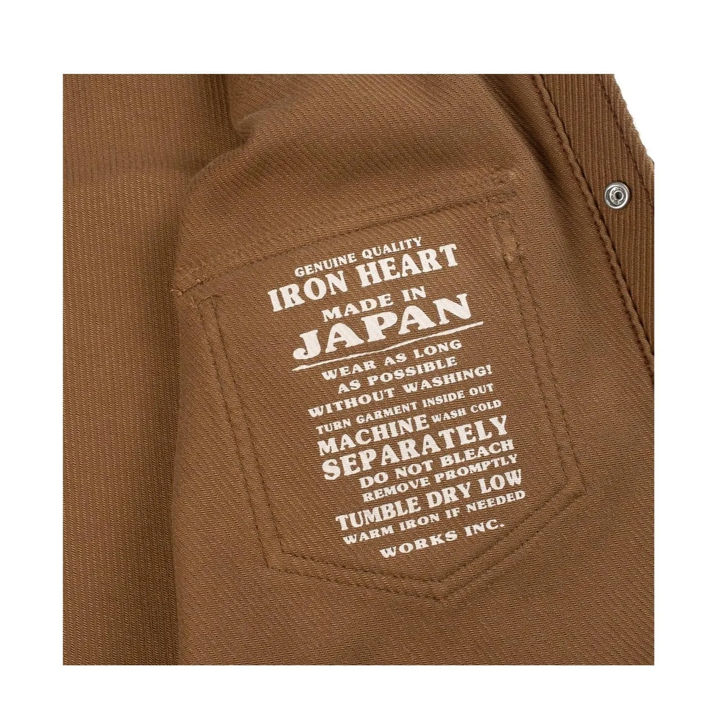 Iron Heart IHSH-234-CAM Kersey Western Shirt Camel