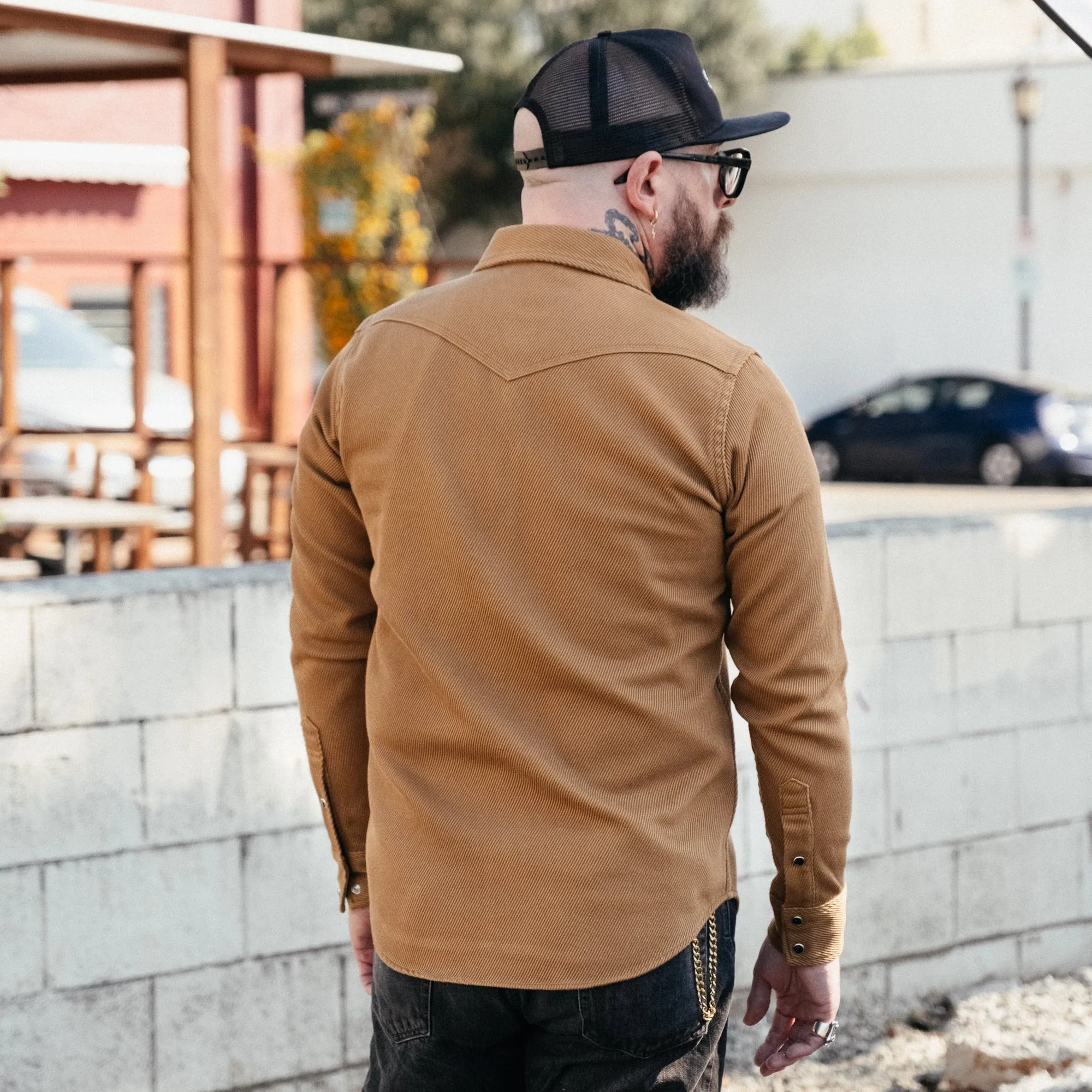 Iron Heart IHSH-234-CAM Kersey Western Shirt Camel