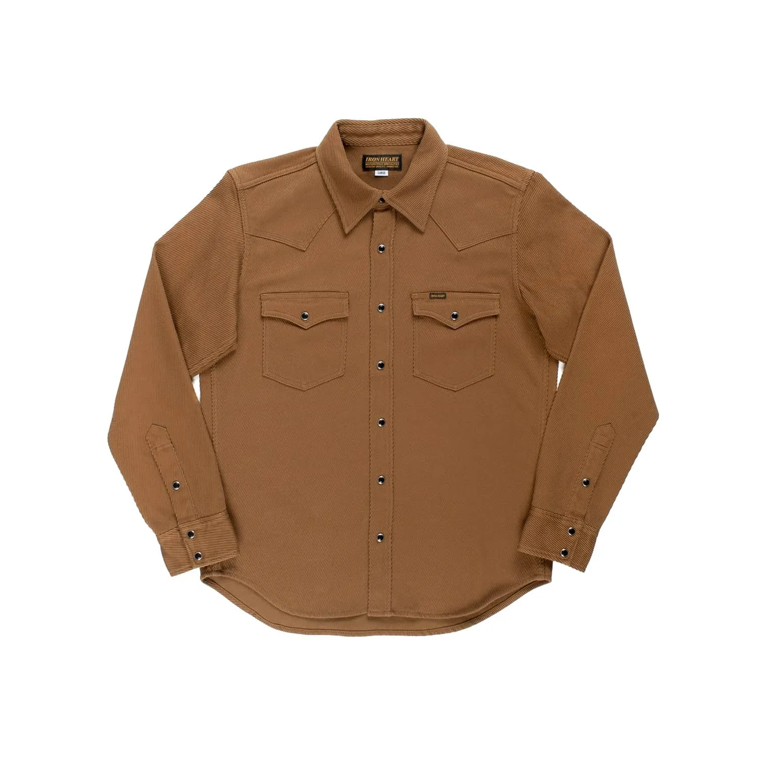 Iron Heart IHSH-234-CAM Kersey Western Shirt Camel