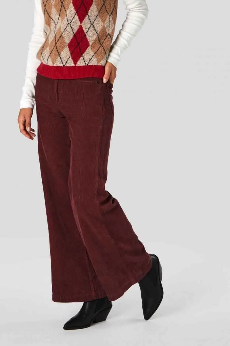 jane corduroy rust pants