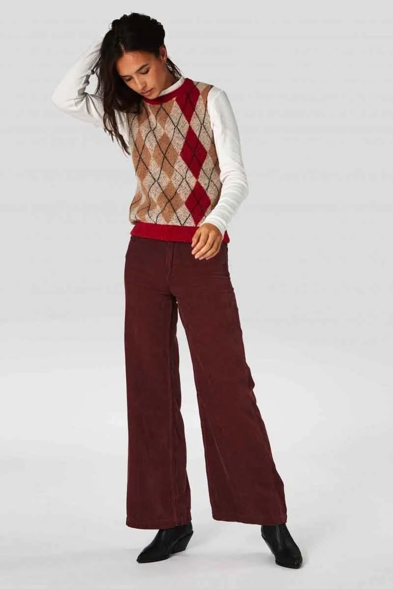 jane corduroy rust pants