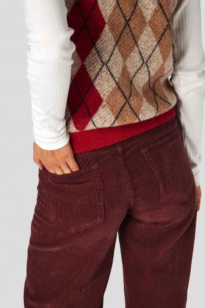 jane corduroy rust pants
