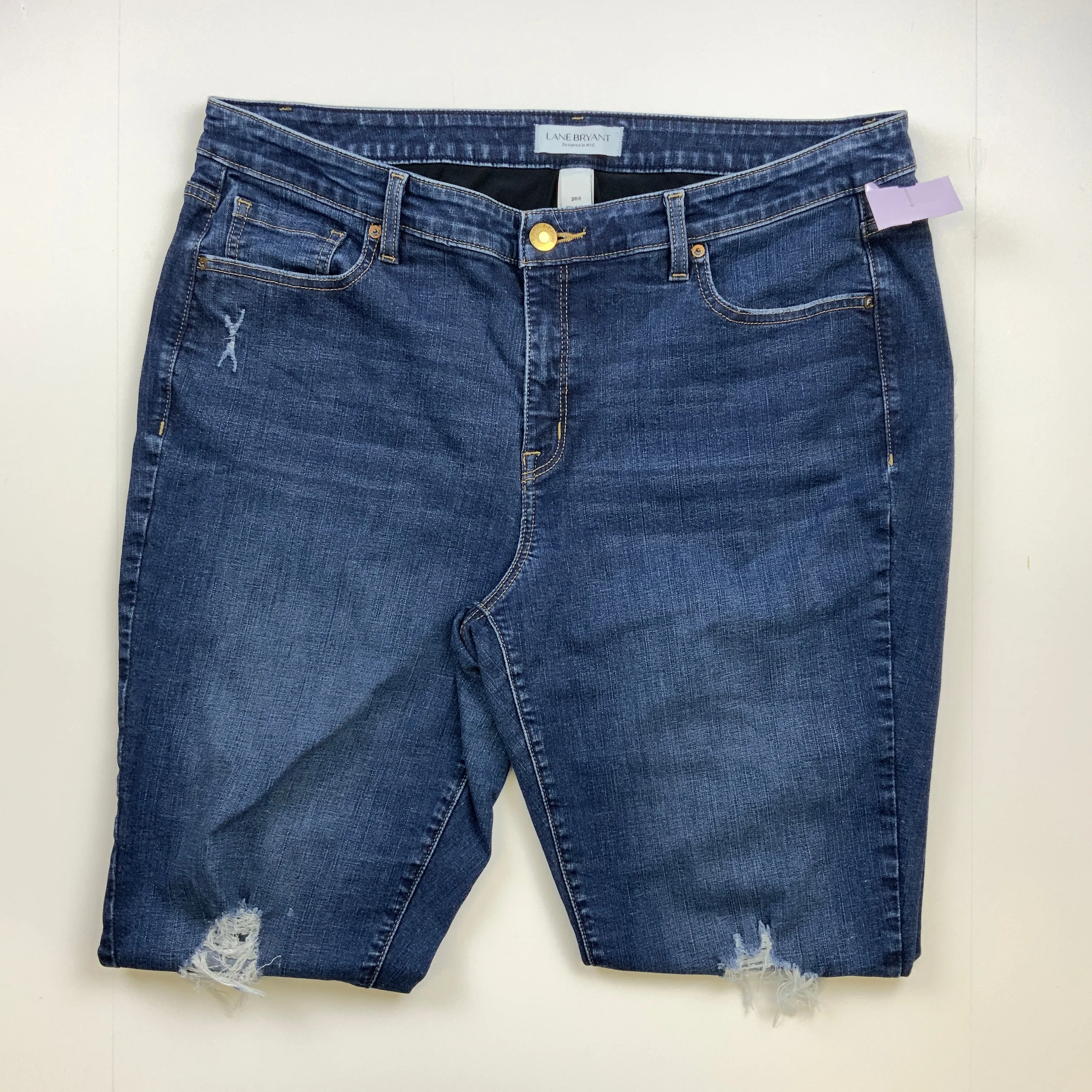 Jeans Flared By Lane Bryant In Blue Denim, Size: 20
