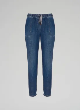 JOGGERS IN DENIM