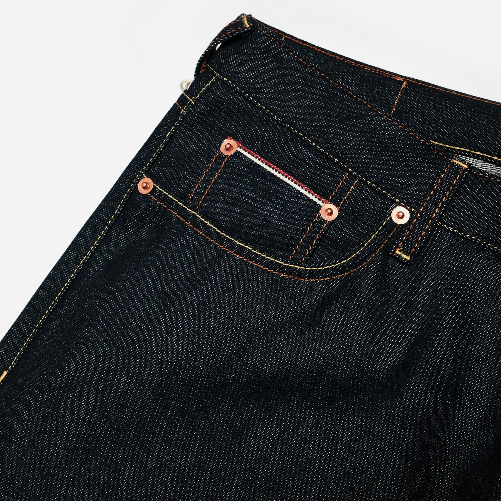MADE IN ITALY CARVER SELVEDGE JEANS - INDIGO (RAW)