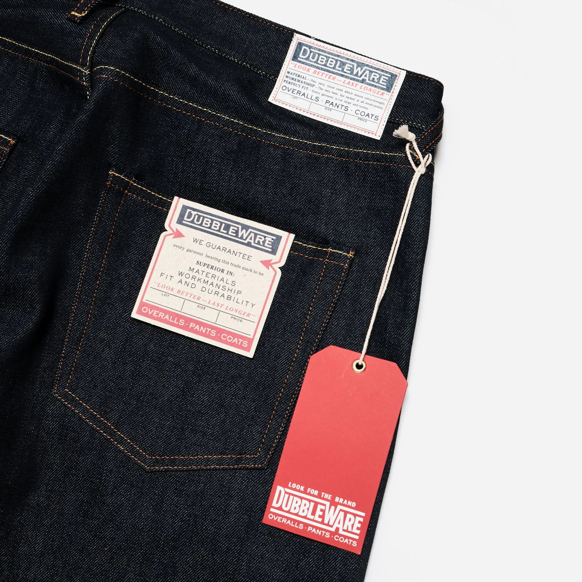 MADE IN ITALY CARVER SELVEDGE JEANS - INDIGO (RAW)