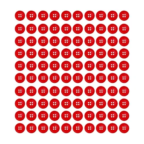 Mandala Crafts Assorted Plastic Sewing Buttons for Sewing Crafts Clothes Coats Bulk Wholesale Pack
