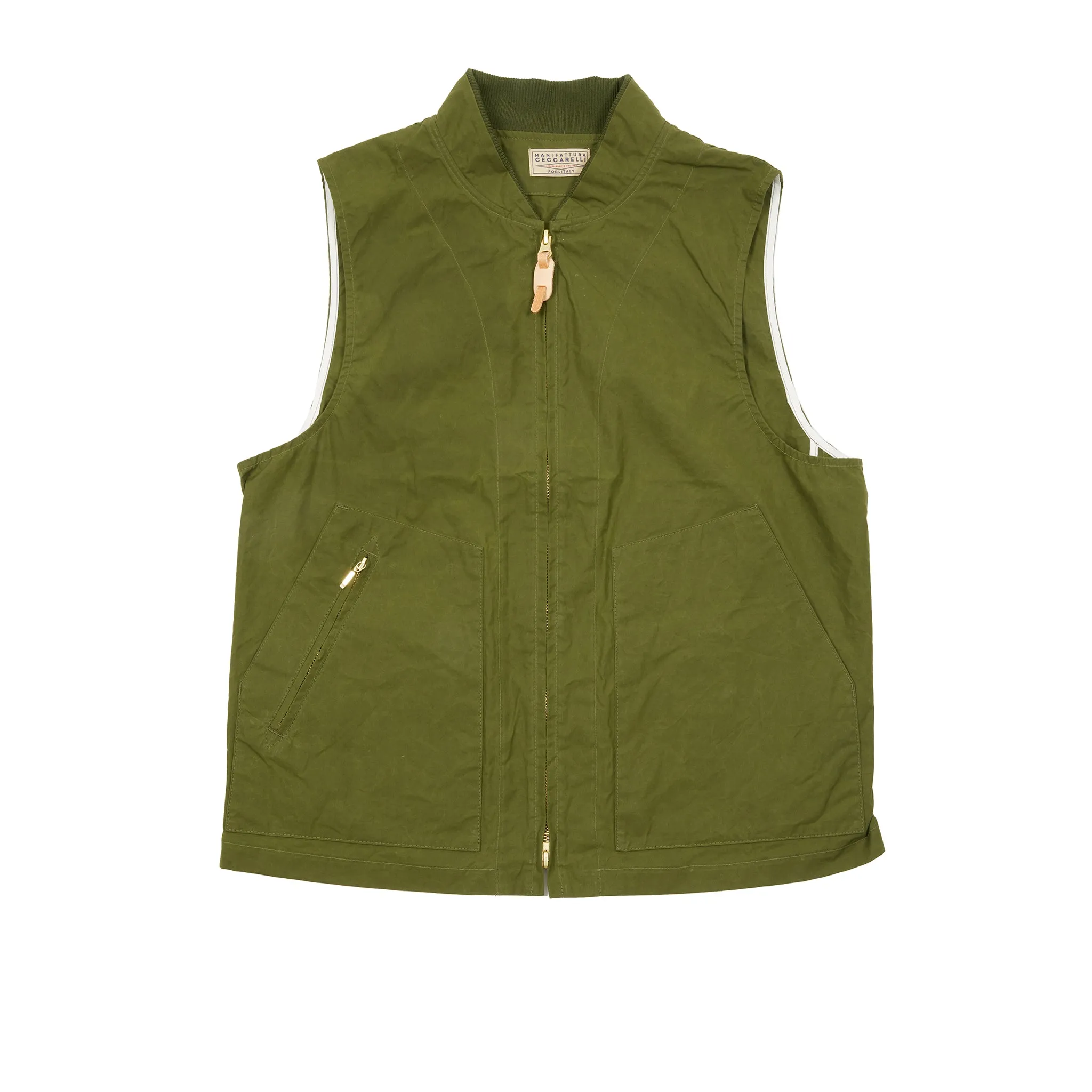 Manifattura Ceccarelli New Travel Vest in Light Green