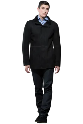 Men's Spanish Black Shearling Jacket
