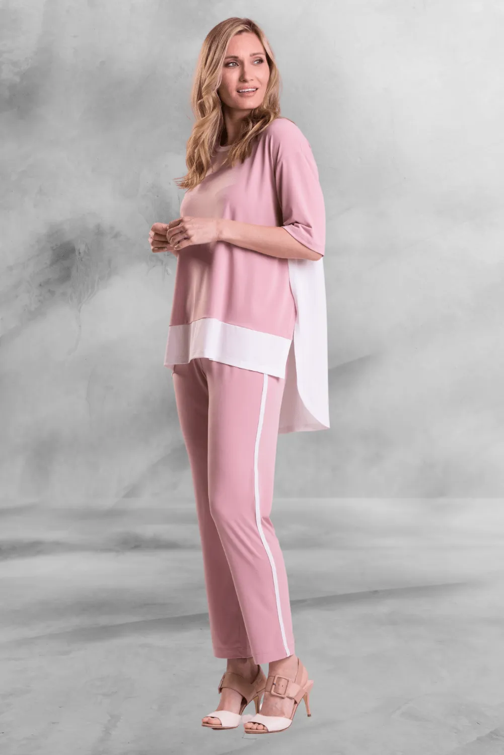 Mixed Media Tunic (Colour Block)