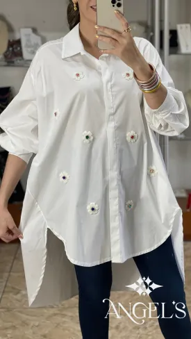 Multi Floral Tunic Top