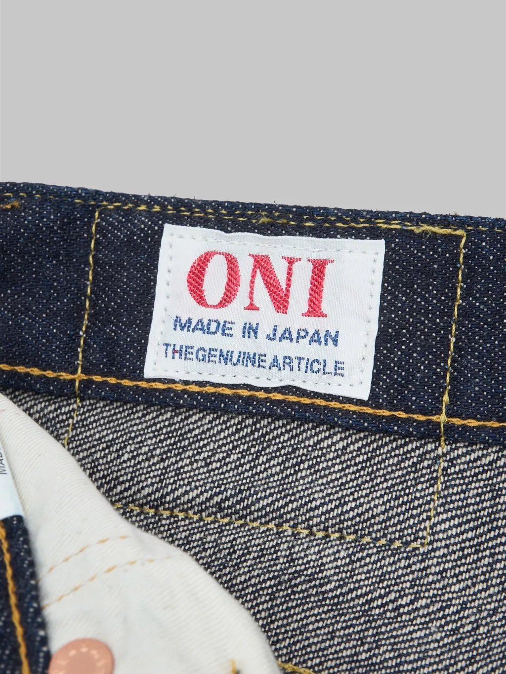 ONI Denim 022-KI Kiraku 12oz Relax Straight Jeans - Comfortable and Stylish