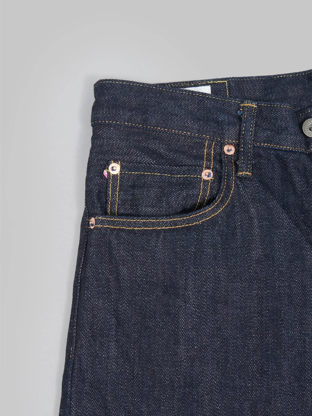 ONI Denim 022-KI Kiraku 12oz Relax Straight Jeans - Comfortable and Stylish