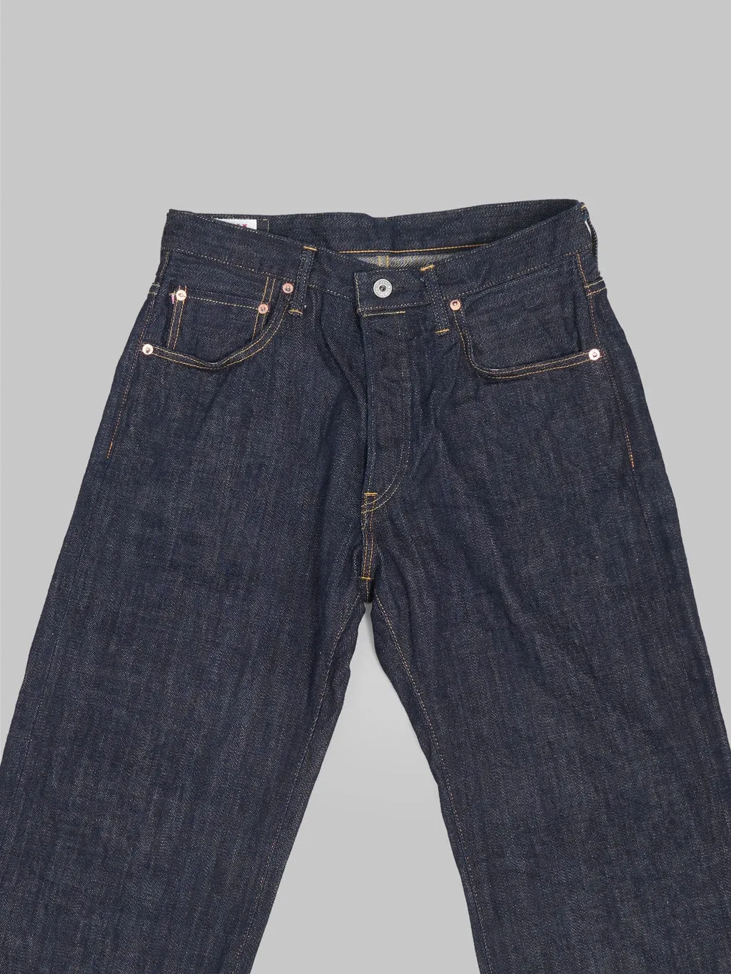 ONI Denim 022-KI Kiraku 12oz Relax Straight Jeans - Comfortable and Stylish