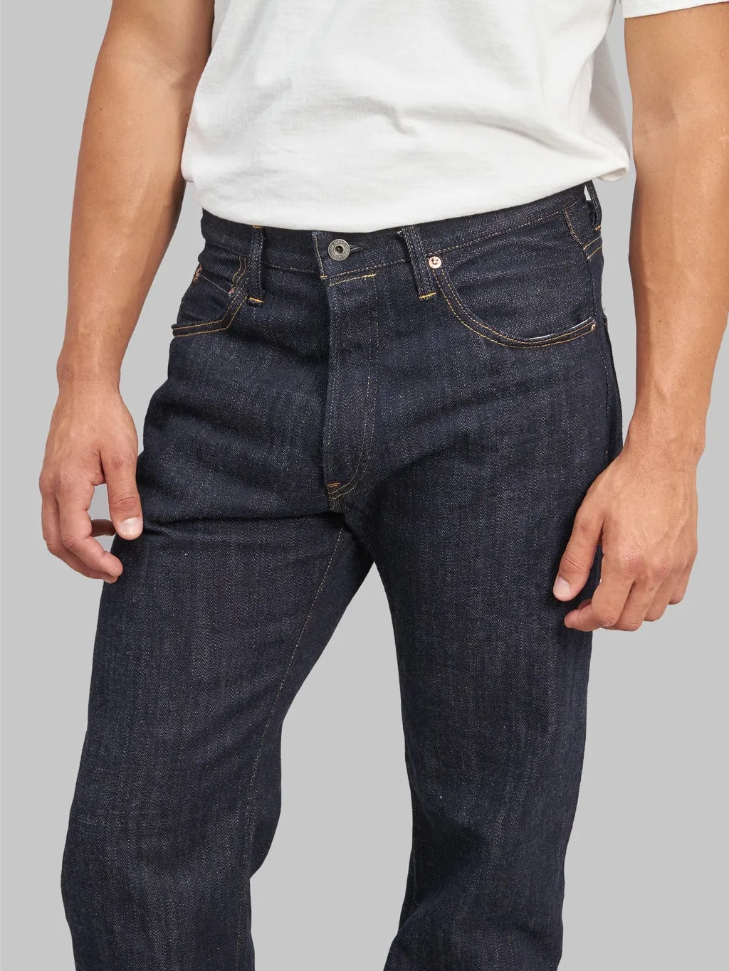 ONI Denim 022-KI Kiraku 12oz Relax Straight Jeans - Comfortable and Stylish
