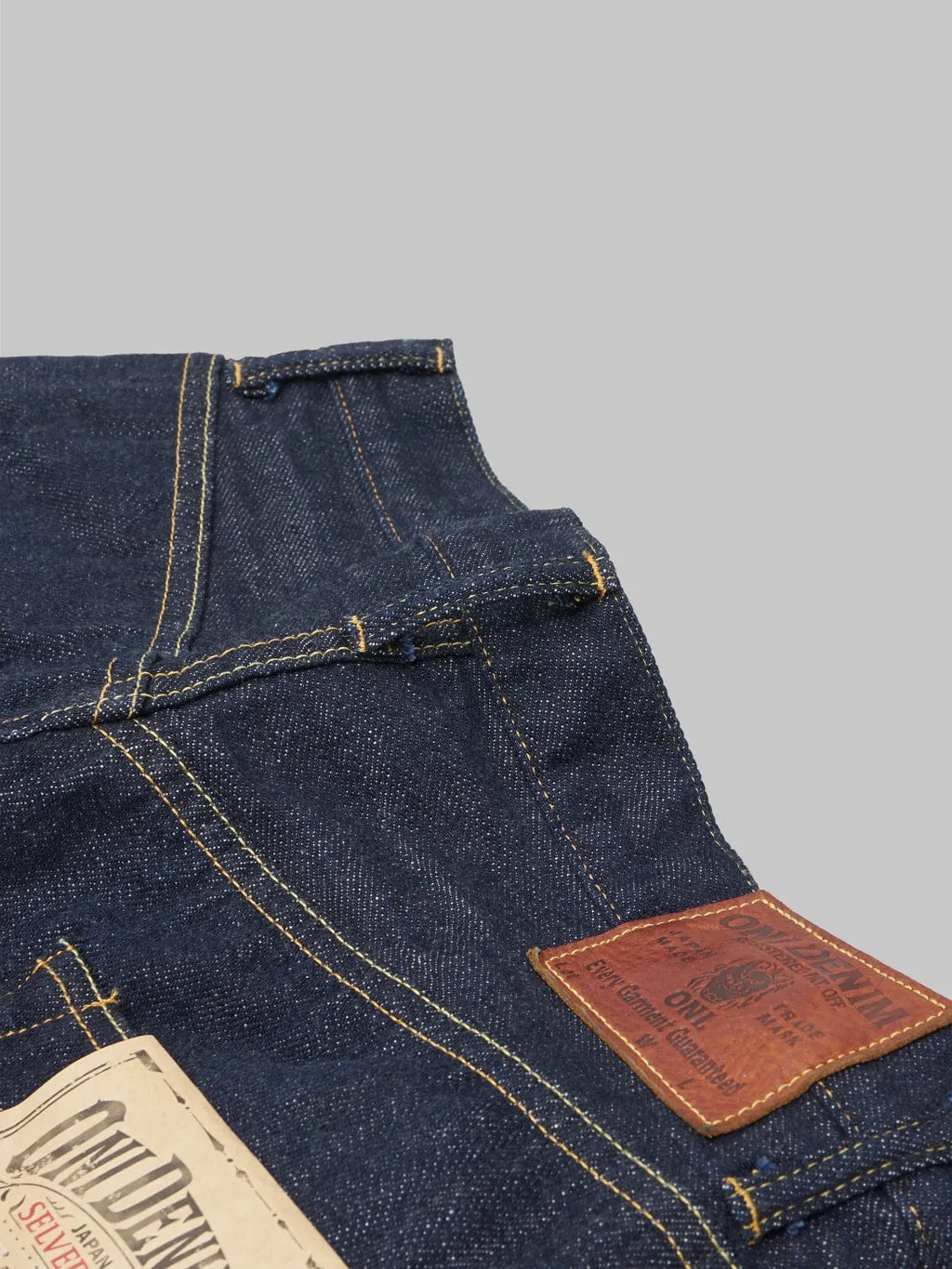 ONI Denim 022-KI Kiraku 12oz Relax Straight Jeans - Comfortable and Stylish