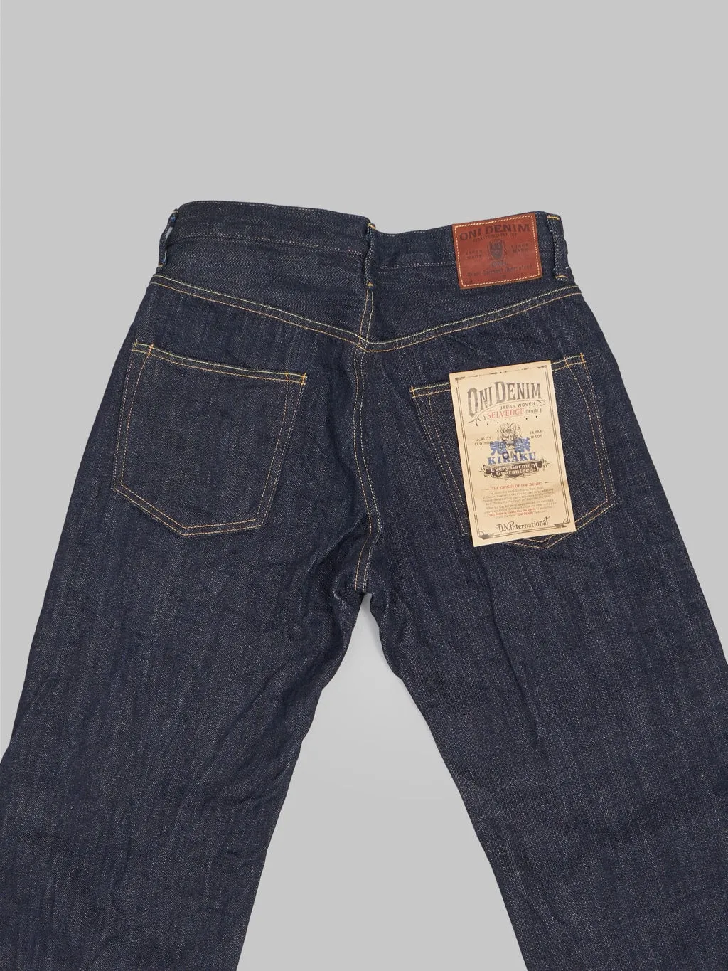 ONI Denim 022-KI Kiraku 12oz Relax Straight Jeans - Comfortable and Stylish
