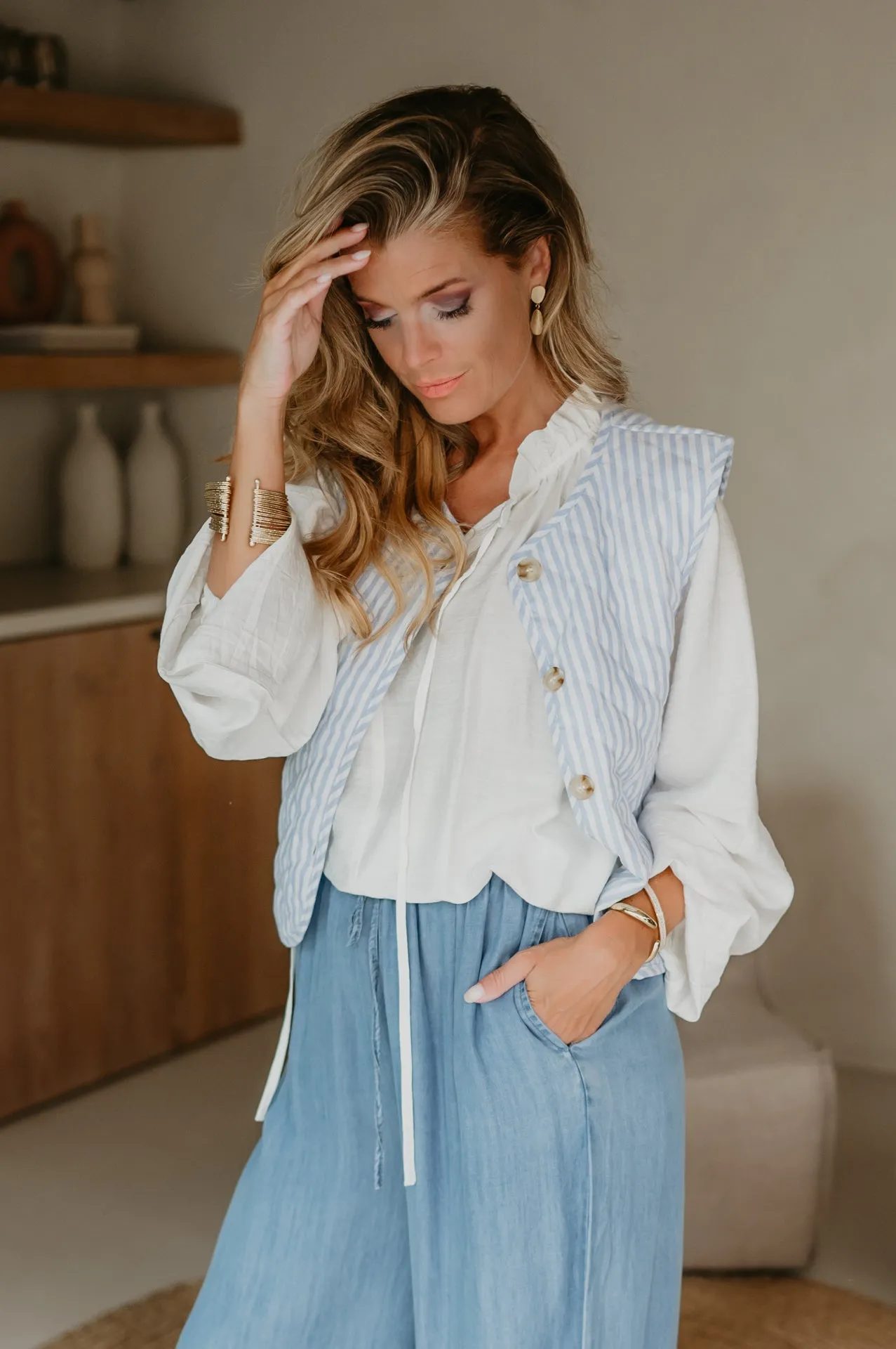 Perido gilet I Light Blue