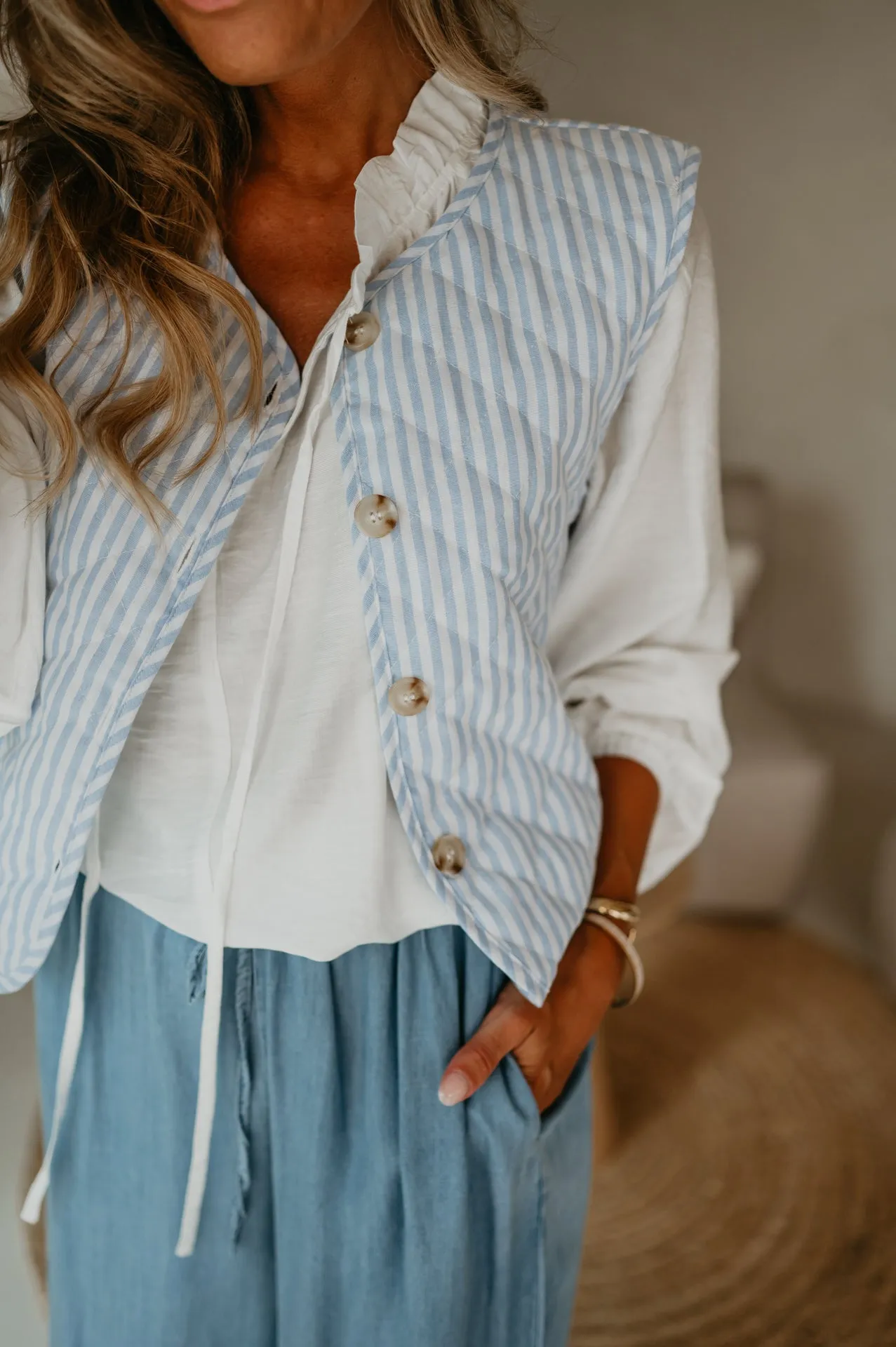 Perido gilet I Light Blue