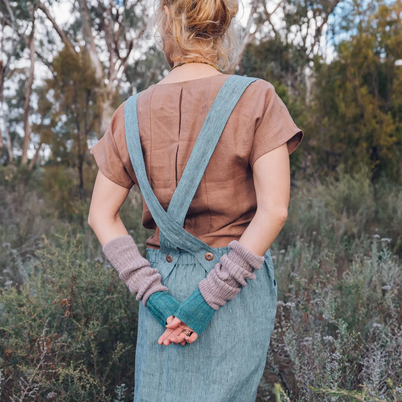 Pieces Top - Organic Linen/Cotton - Dijon (Women S-L) *Returning October
