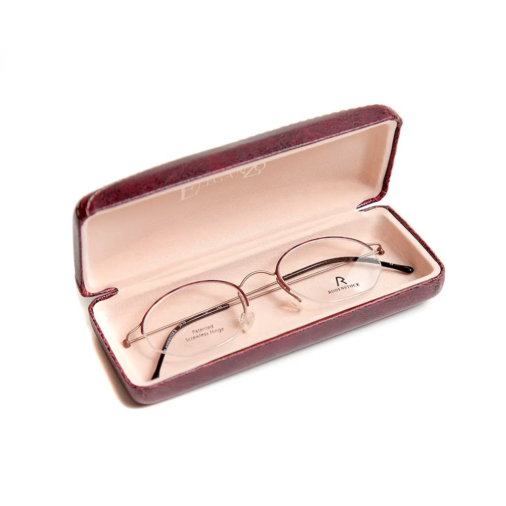 Reading Glass With Leather Case
