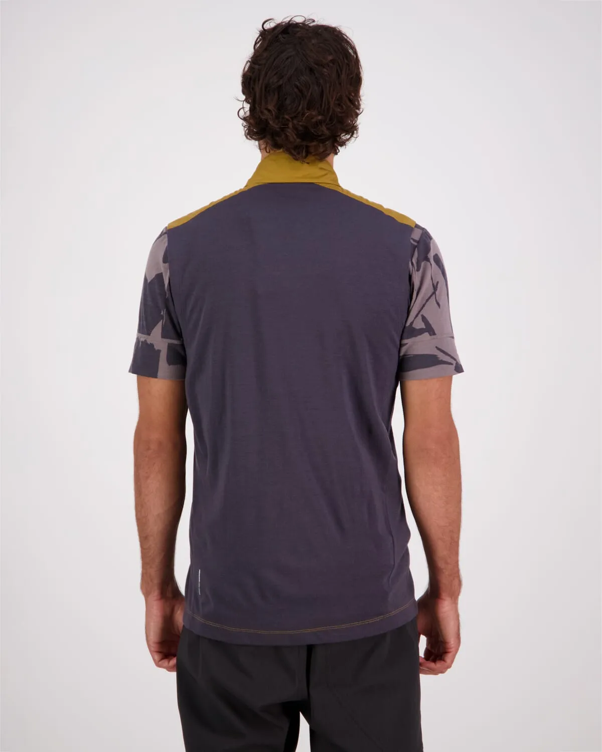 Redwood Merino Wind Vest - Shale / Cumin