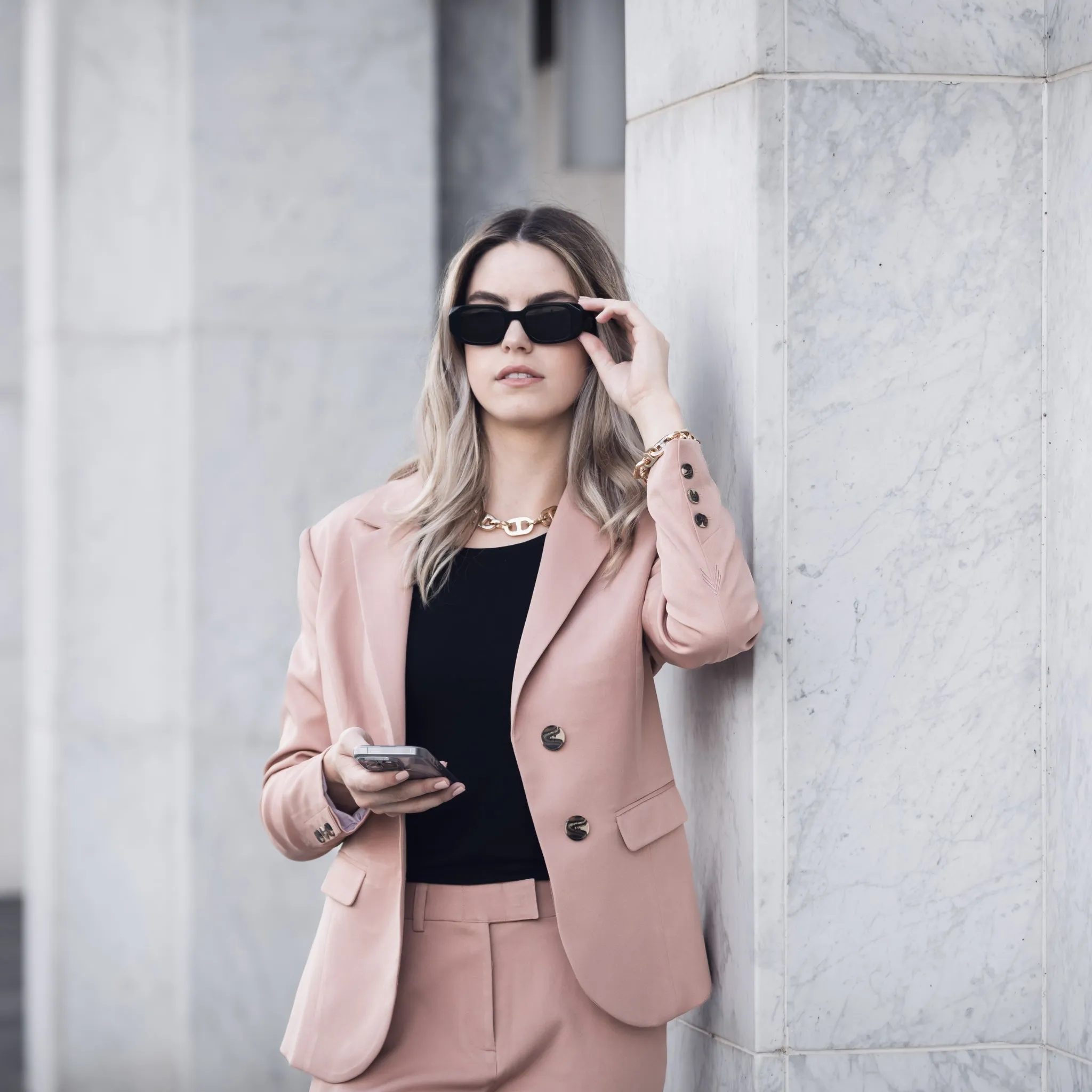 Rose Confidence Blazer