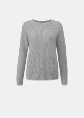Sarah Rib Jumper Grey