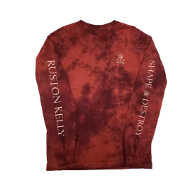 Shape & Destroy Maroon Long Sleeve
