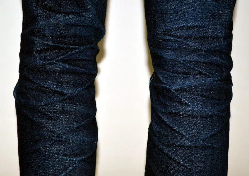 Premium 14oz Selvedge Denim Straight Fit Jeans in SJ101 Indigo