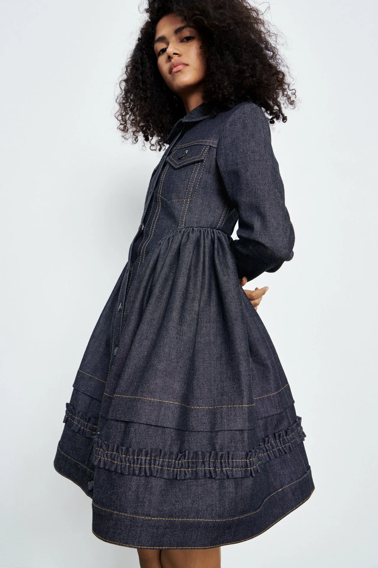 VERONA | DRESS BOWNESS DENIM BLUE GRAPHITE