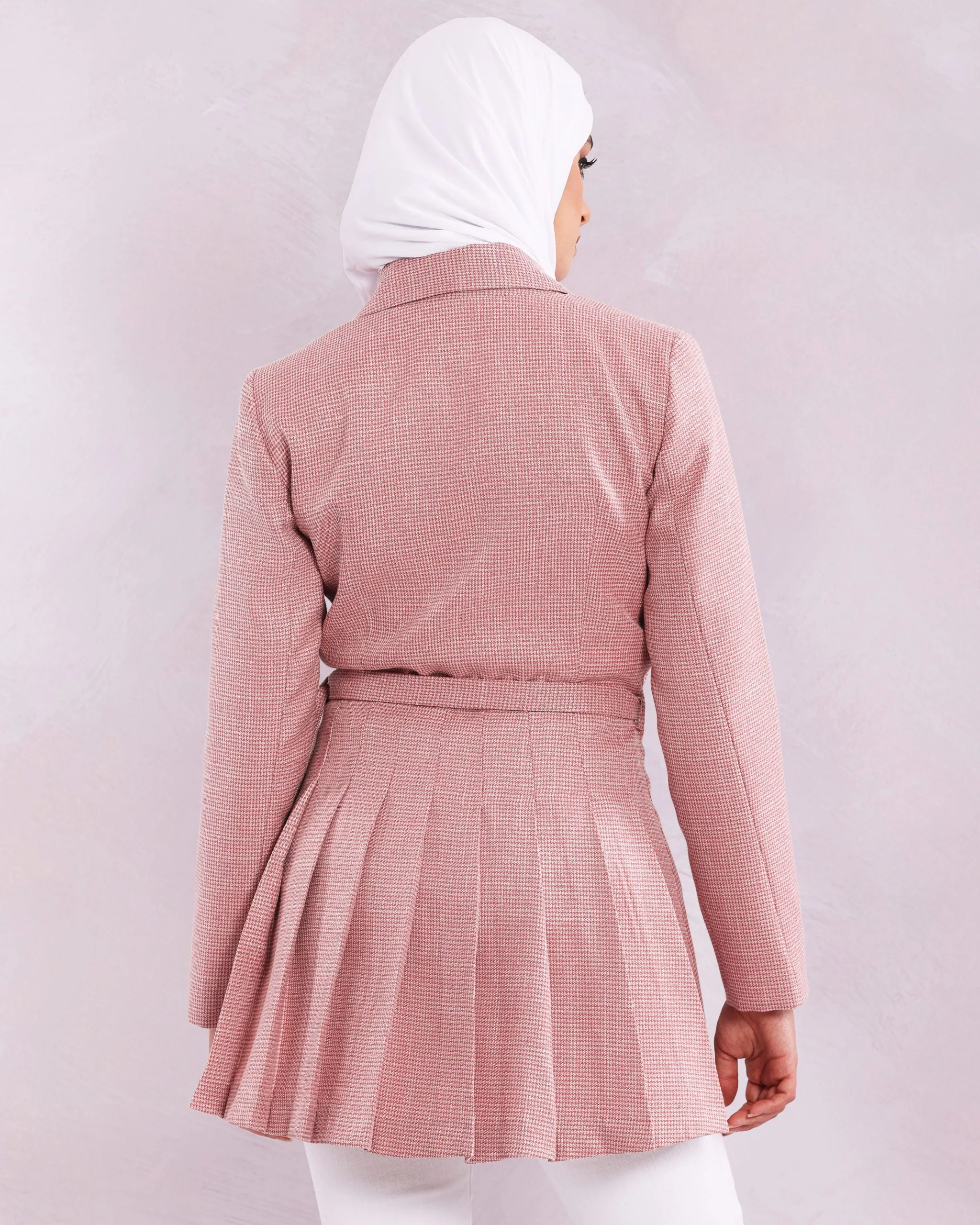 Veste Plissée Rose