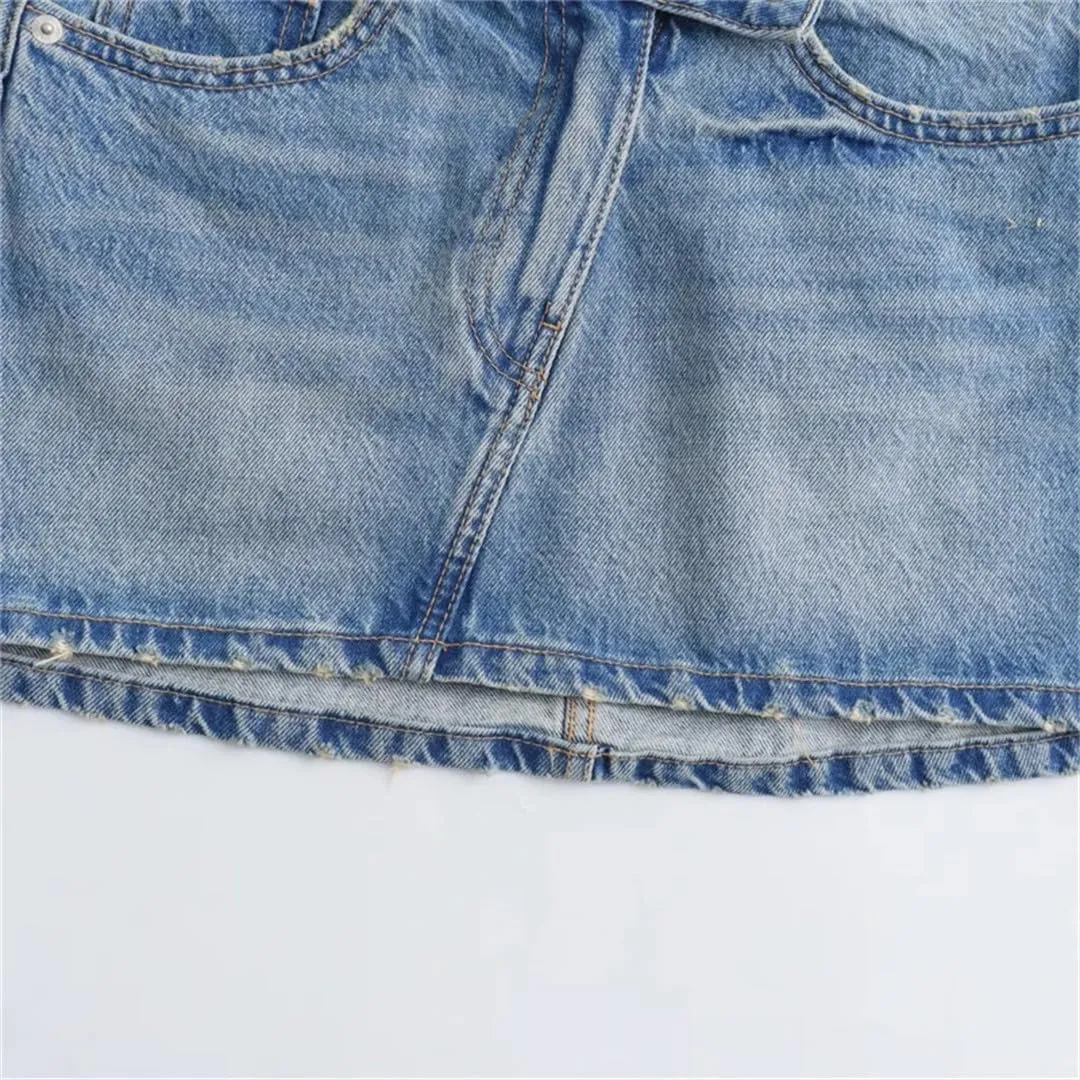 Women's Mini Skirts Spring and Summer Women Denim Skirts Casual Ladies Skirt