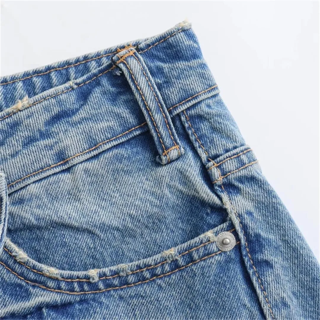 Women's Mini Skirts Spring and Summer Women Denim Skirts Casual Ladies Skirt