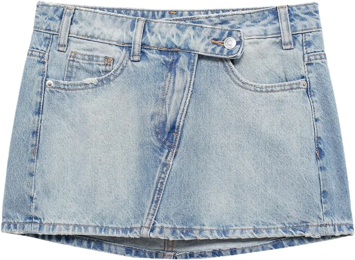 Women's Mini Skirts Spring and Summer Women Denim Skirts Casual Ladies Skirt