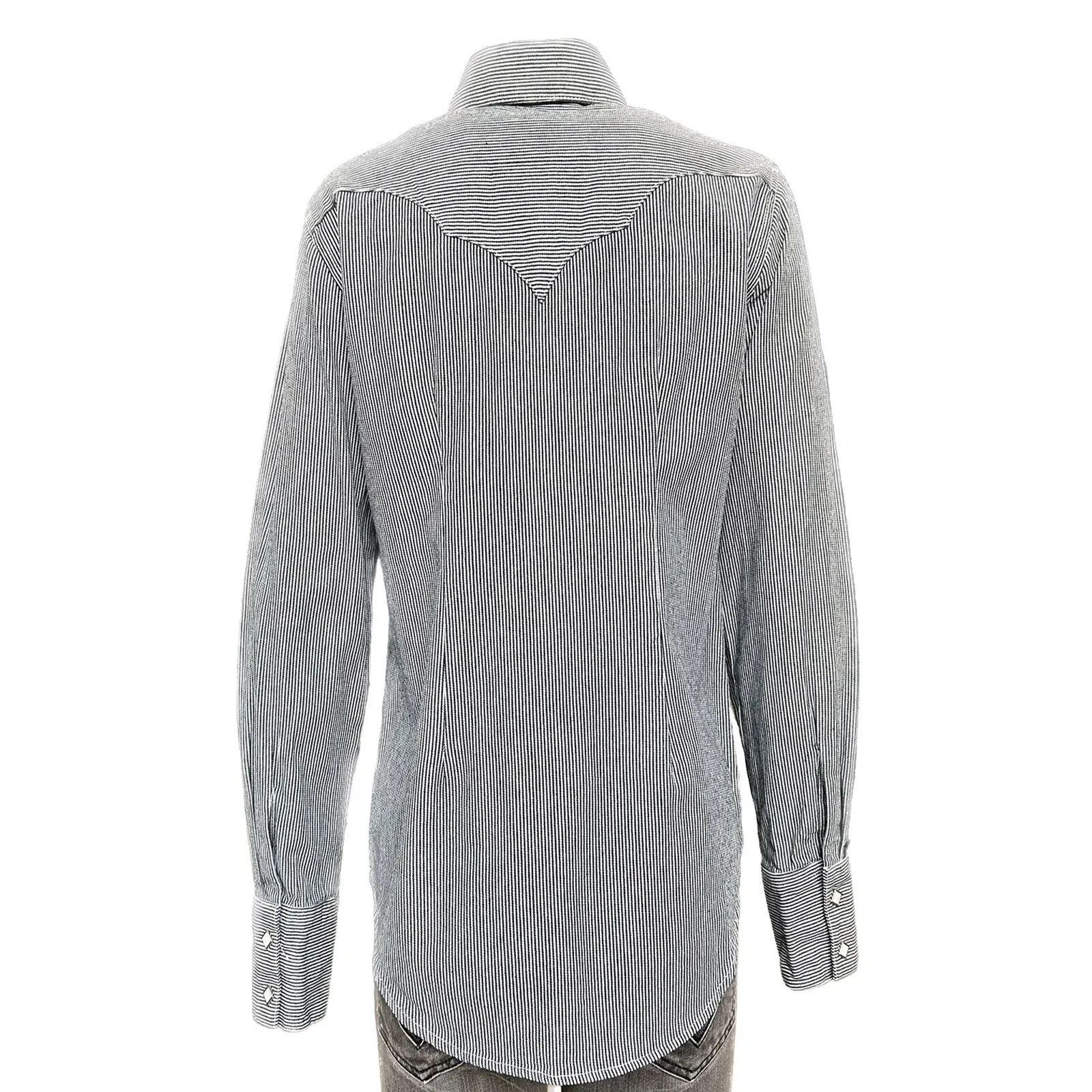 Women's Signature Denim Pinstripe Western Shirt